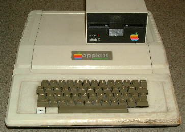 Apple II con un angolo bruciato (immagine .jpg)